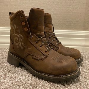 Justin Steel Toe Work Boots